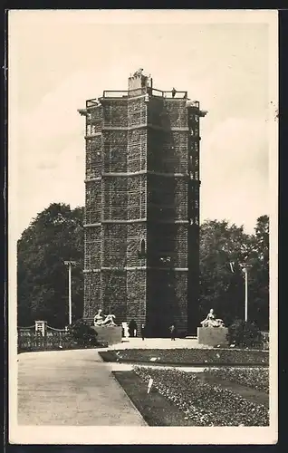 AK Dresden, Jubiläums-Gartenbau-Ausstellung, Der grüne Dom