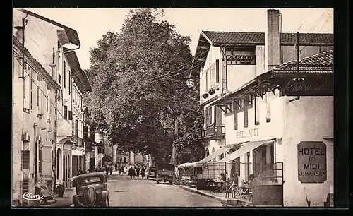 AK Barbotan-les-Thermes, La Grande Rue