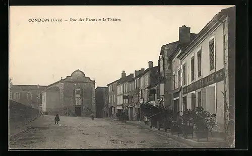 AK Condom, Rue des Escots et le Theatre