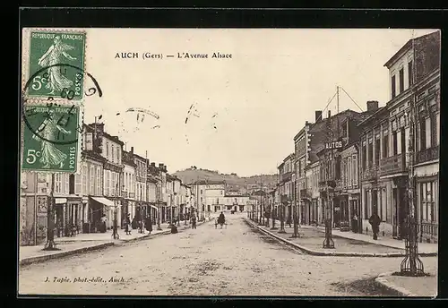 AK Auch, L`Avenue Alsace