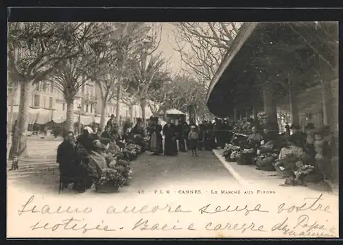 AK Cannes, Le Marché aux Fleurs