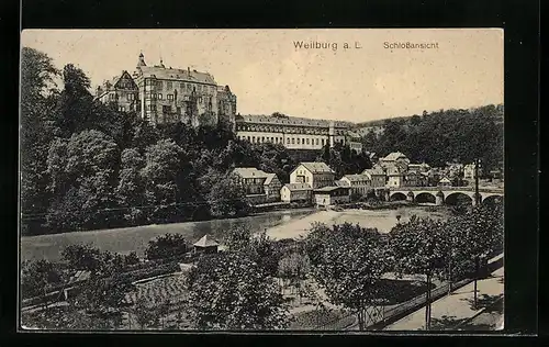 AK Weilburg, Die Lahn mit Schloss