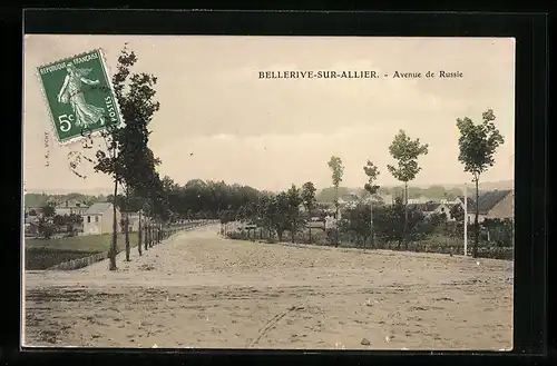 AK Bellerive-Sur-Allier, Avenue de Russie