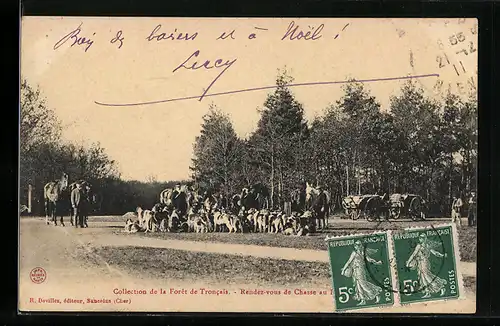 AK Saint-Bonnet-Troncais, Foret de Troncais-Rendez-vous de Chasse