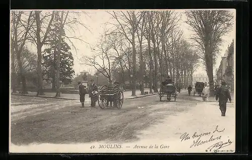 AK Moulins, Avenue de la Gare