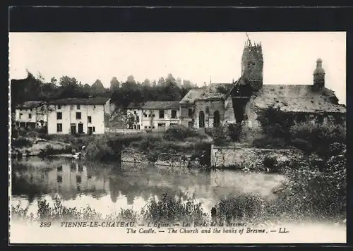 AK Vienne-le-Chateau, L`Eglise, Les Bords de la Bresme