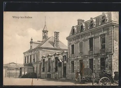 AK Witry-les-Reims, Blick auf ein Gebäude