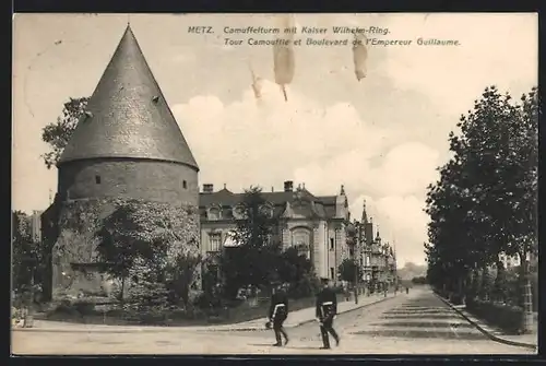 AK Metz, Camuffelturm mit Kaiser Wilhelm-Ring