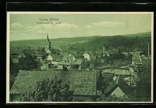 AK Vacha / Rhön, Blick nach der Stadt