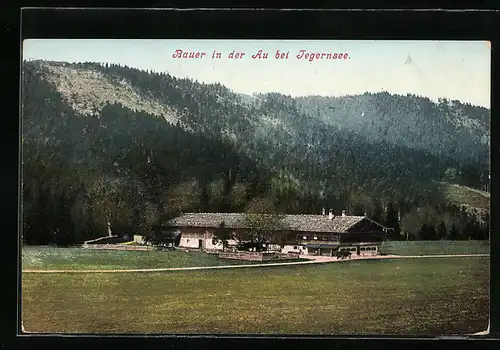 AK Tegernsee, Bauer in der Au