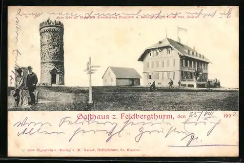 AK Feldberg, Gasthaus zum Feldbergthurm