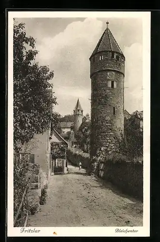 AK Fritzlar, Strasse am Bleichentor