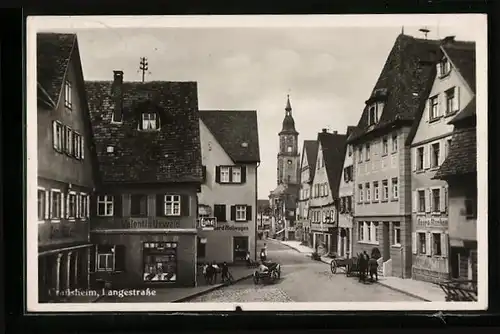 AK Crailsheim, Geschäfte in der Langestrasse