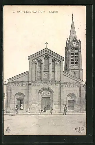 AK Saint-Leu-Taverny, l'Eglise