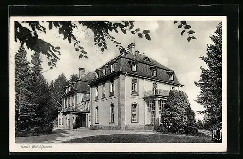 AK Kronberg, Seitenansicht Kur- u. Genesungsheim, Haus Waldfriede`