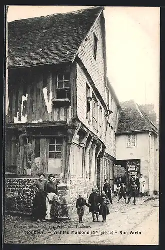 AK Honfleur, Vieilles Maisons, Rue Varin