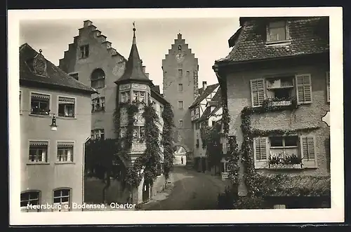 AK Meersburg, Blick auf das Obertor