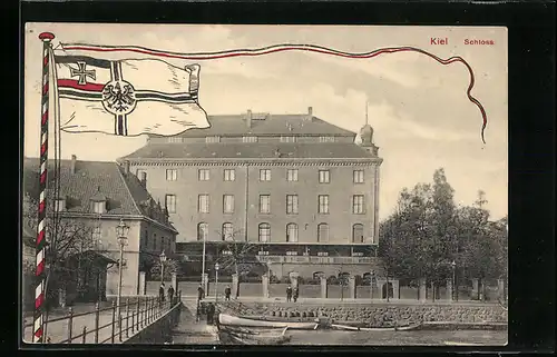 AK Kiel, Schloss, Fahne