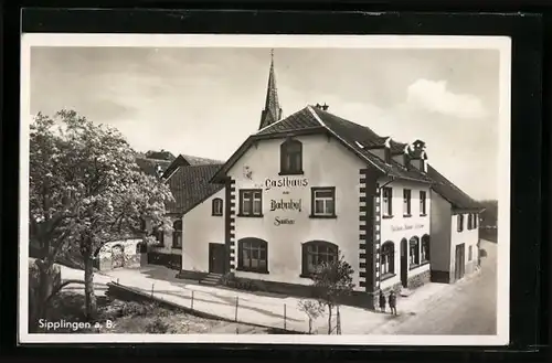 AK Sipplingen a. B., Gasthaus zum Bahnhof