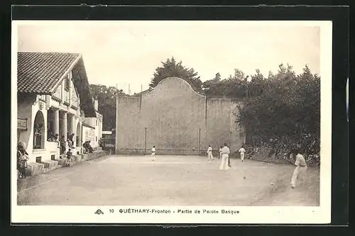 AK Guéthary, Fronton, Partie de Pelote Basque, Pelotaspiel