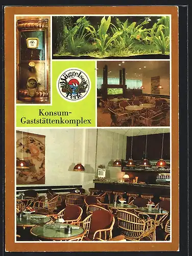 AK Berlin, Konsum-Gaststättenkomplex Müggelseeperle, Café