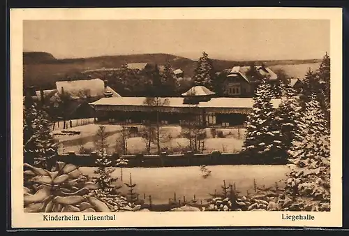 AK Luisenthal, Kinderheim, Liegehalle