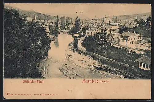 AK Sarajevo, Flusspartie in der Stadt