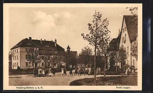 AK Heuberg-Stetten a. k. M., Partie i. Lager