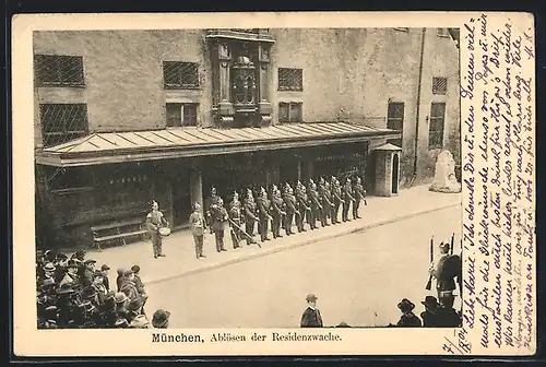 AK München, Ablösen der Residenzwache