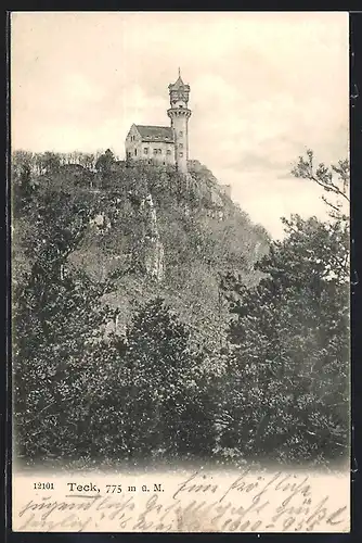 AK Teck, Blick zur Burg