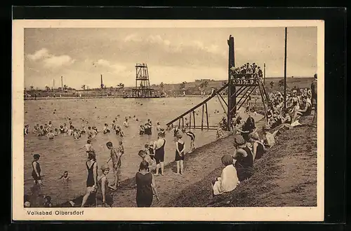 AK Olbersdorf, Partie im Volksbad