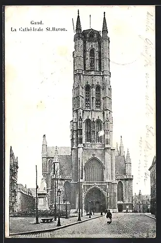 AK Gand, La Cathédrale St. Bavon