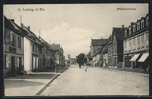 AK St. Ludwig, Mülhauserstrasse