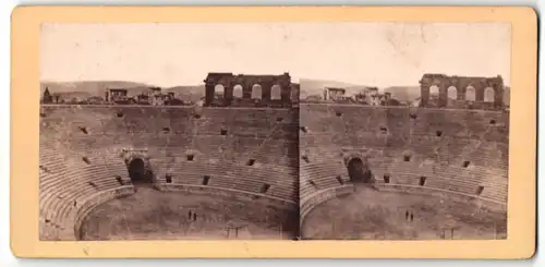 Stereo-Fotografie Ansicht Verona, Arena di Verona