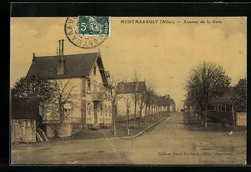 AK Montmarault, Avenue de la Gare