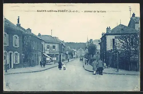 AK Saint-Leu-la-Foret, Avenue de la Gare