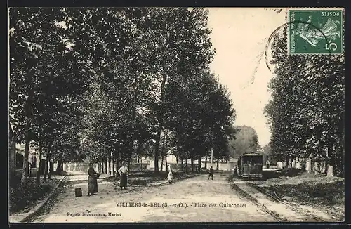 AK Villiers-le-Bel, Place des Quinconces