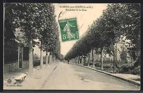 AK St-Brice-sous-Foret / S. -et- O., Boulevard de la Gare