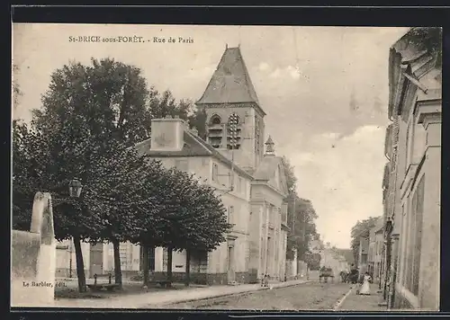 AK Saint-Brice-Sous-Foret, Rue de Paris