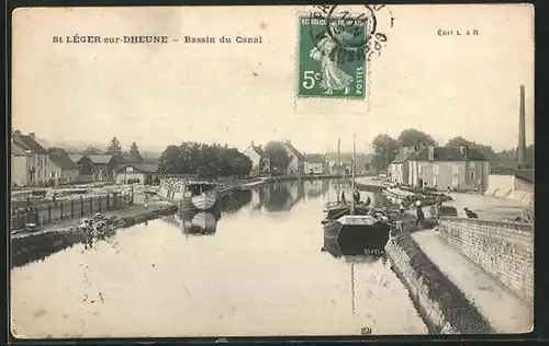 AK St-Léger-sur-Dheune, Bassin du Canal