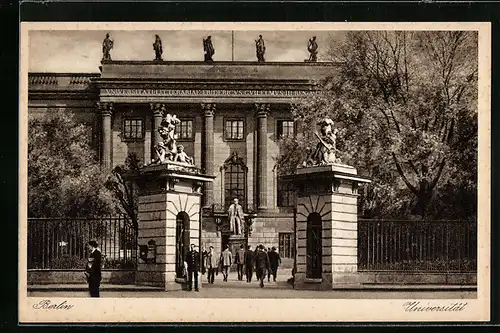 AK Berlin, Eingang der Universität