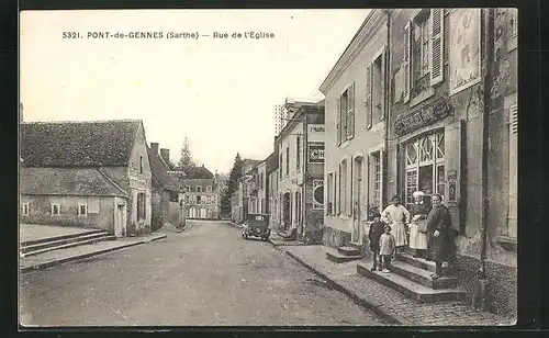 AK Pont-de-Gennes, Rue de l'Église