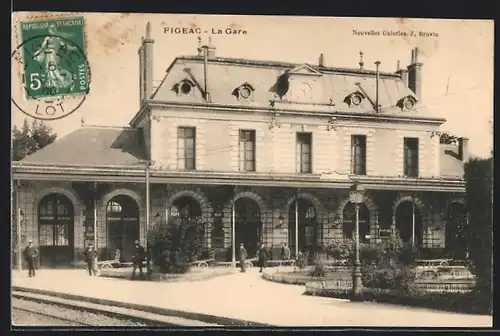 AK Figeac, La Gare