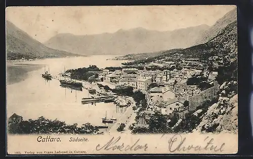 AK Kotor / Cattaro, Ortsansicht, Südseite