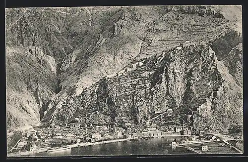 AK Kotor / Cattaro, Ortsansicht, Westseite