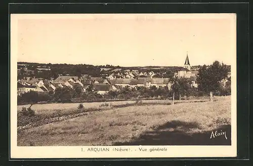 AK Arquian, Vue générale, Ortsansicht