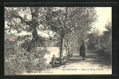 AK Le Chatelet, Allées et Etang d`Yonne