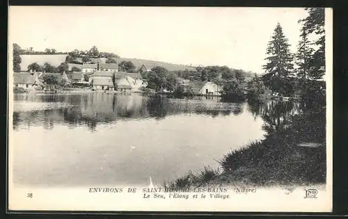 AK Saint-Honoré-les-Bains, Le Seu, L`Etang de village