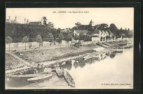 AK Cosne, les Quais de la Loire