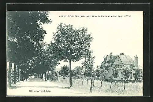 AK Dornecy, Grande Route et Villa Léger